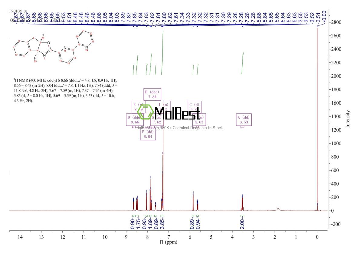 2757082-44-1 fiziksel numune test spektrumu (NMR)