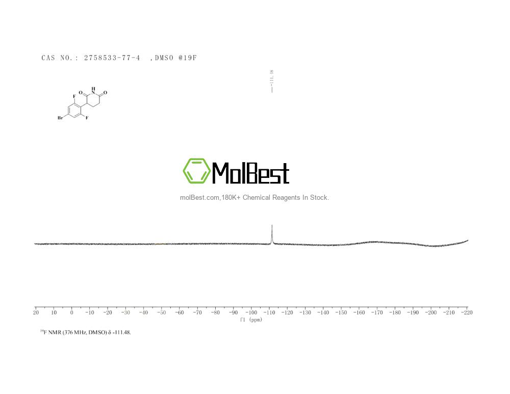 Espectro de teste de amostra física (NMR) de 2758533-77-4