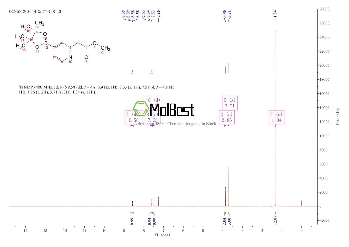 Spektrum pengujian sampel fisik (NMR) 2828447-13-6