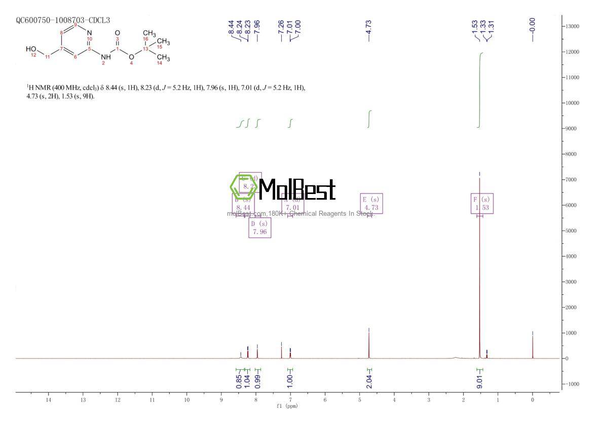 Physical sample testing spectrum (NMR) of 304873-62-9