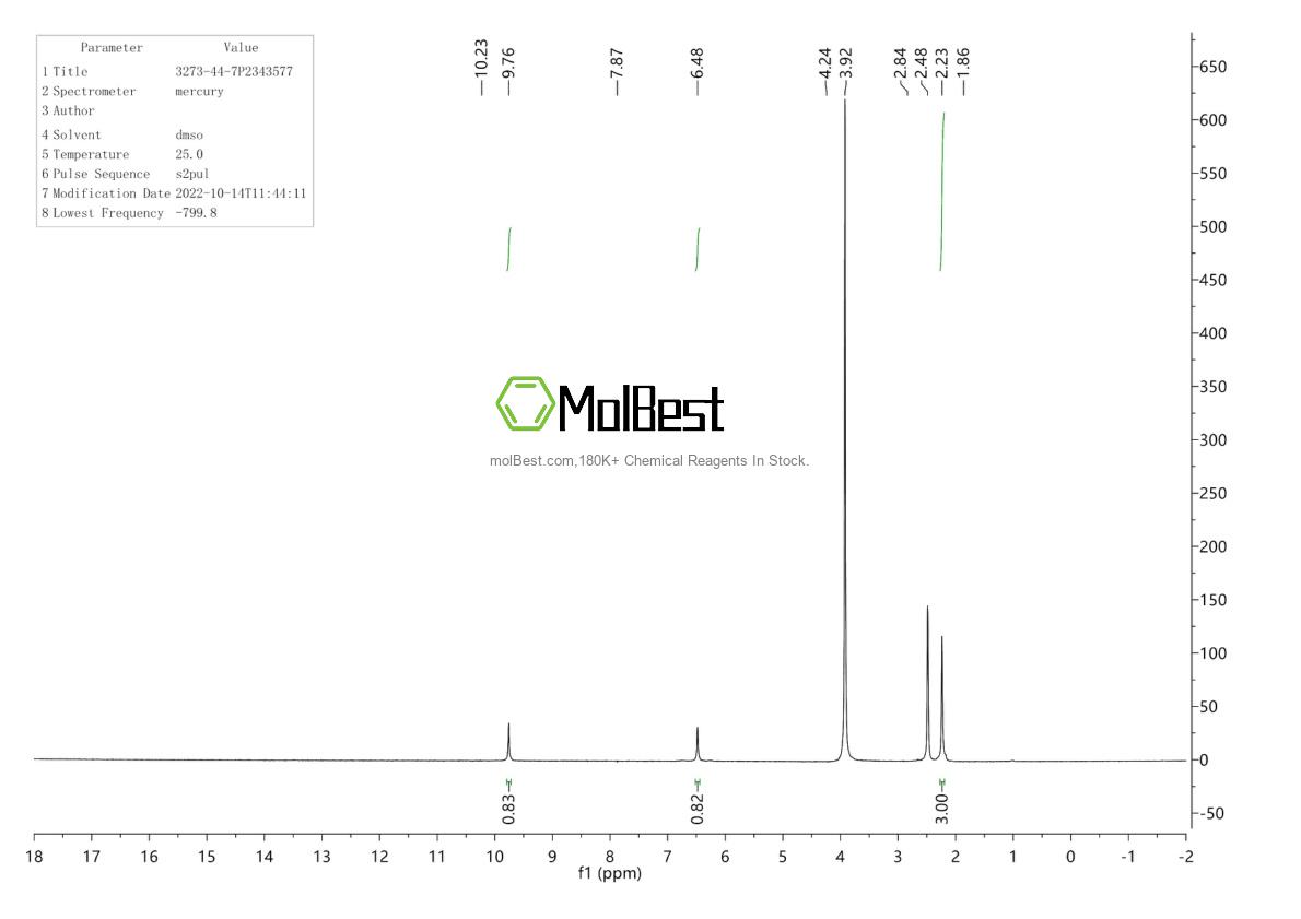 Physical sample testing spectrum (NMR) of 3273-44-7
