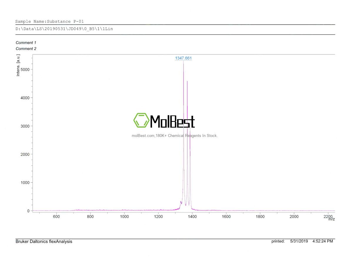Espectro de teste de amostra física (NMR) de 33507-63-0