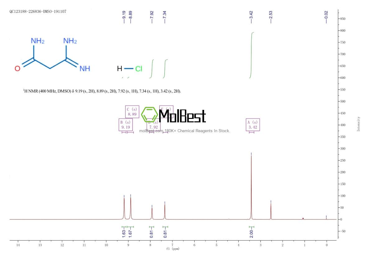 Physical sample testing spectrum (NMR) of 34570-17-7