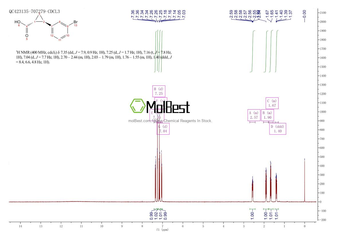 Spektrum pengujian sampel fisik (NMR) 34919-34-1