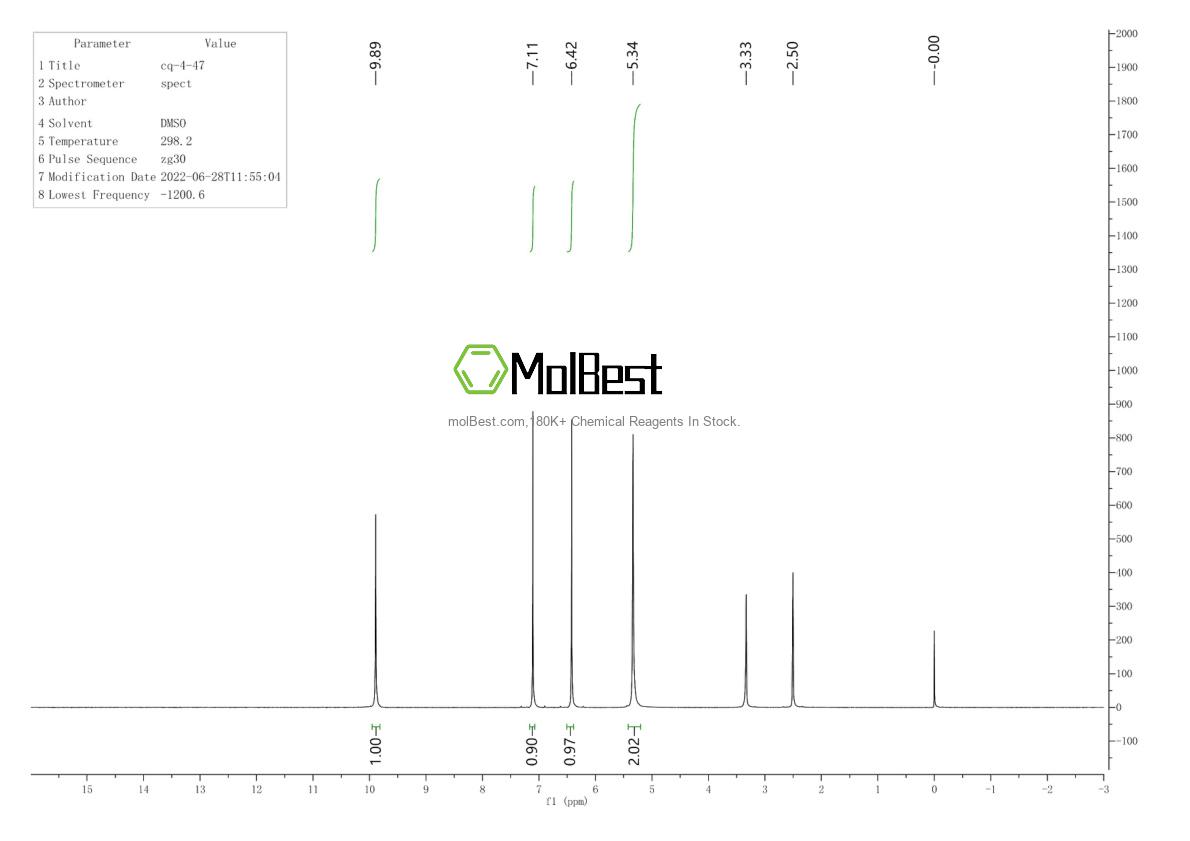 Physical sample testing spectrum (NMR) of 39489-79-7