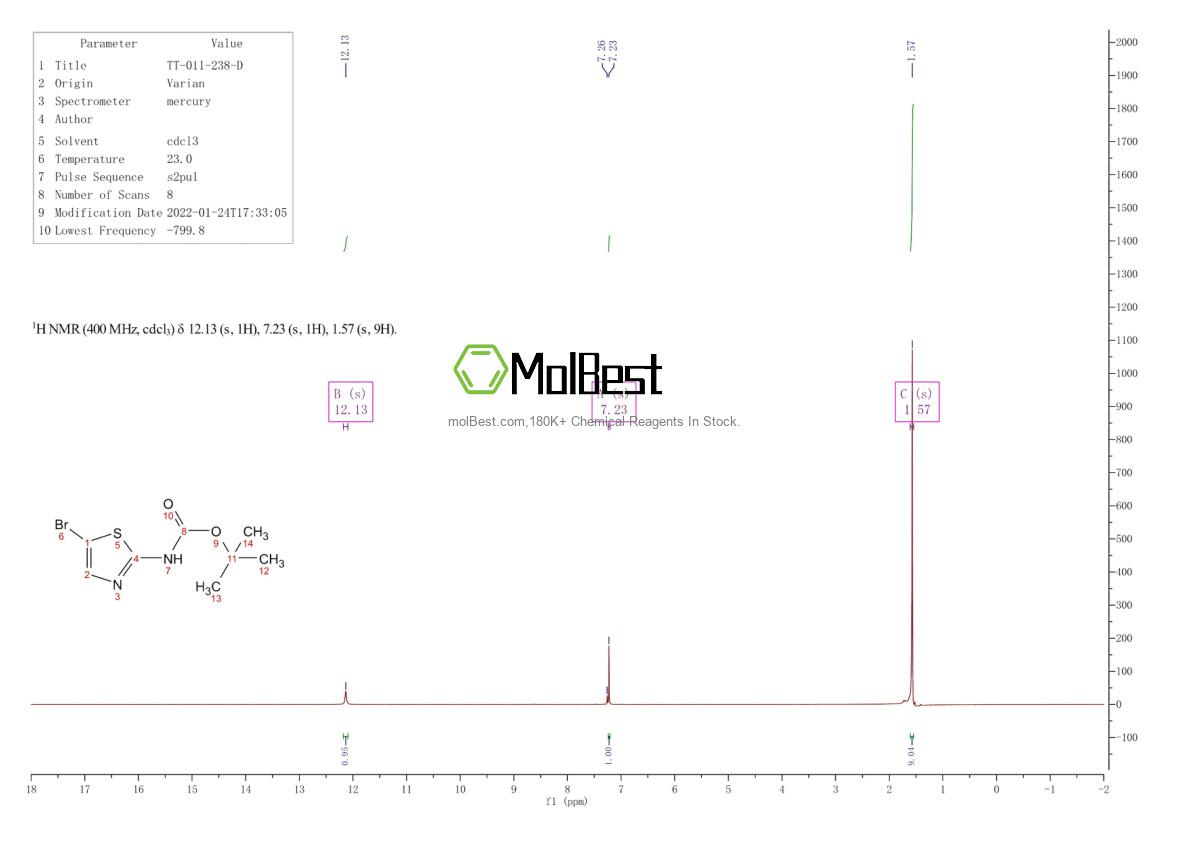 Physical sample testing spectrum (NMR) of 405939-39-1