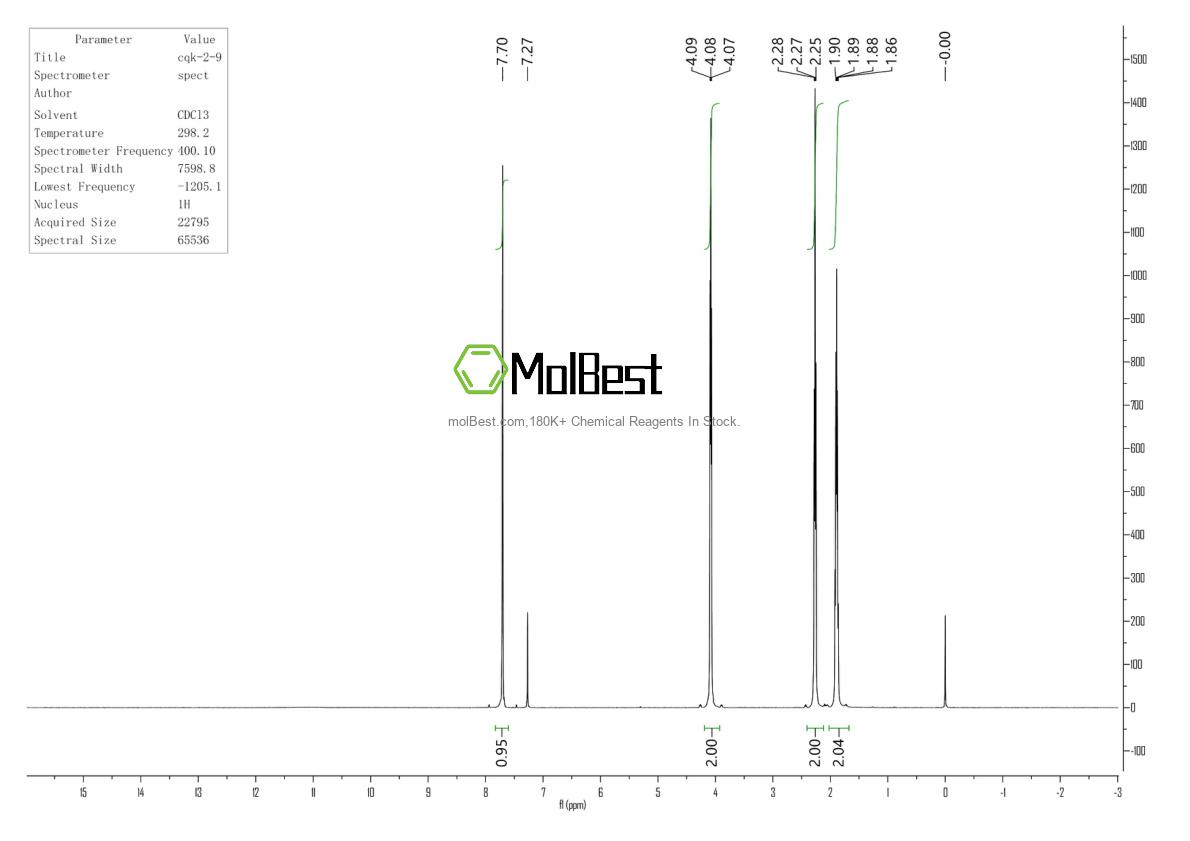 Spektrum pengujian sampel fisik (NMR) 40915-37-5