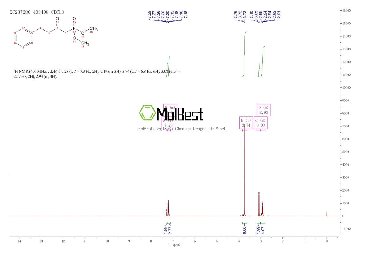 Physical sample testing spectrum (NMR) of 41162-19-0