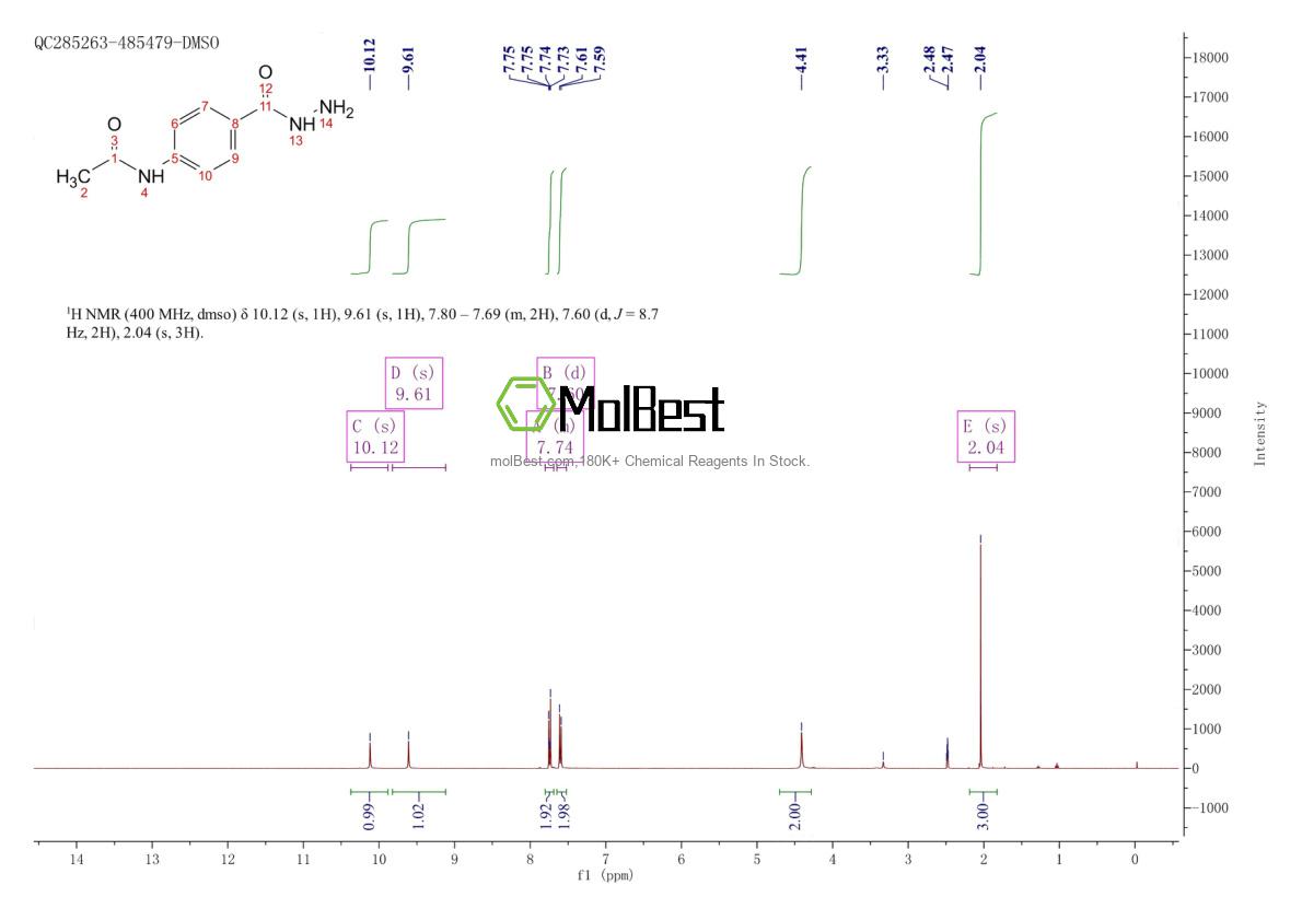 41764-73-2 fiziksel numune test spektrumu (NMR)