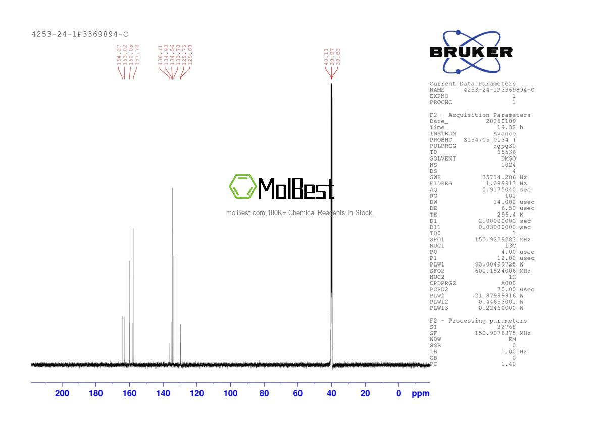 Phổ kiểm tra mẫu thực (NMR) của 4253-24-1