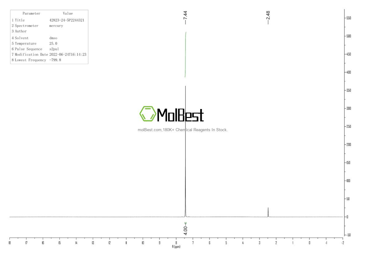 42823-24-5 fiziksel numune test spektrumu (NMR)