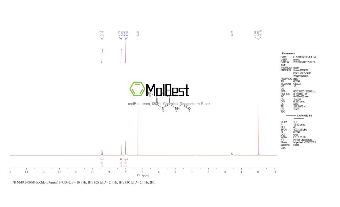 Physical sample testing spectrum (NMR) of 457957-86-7