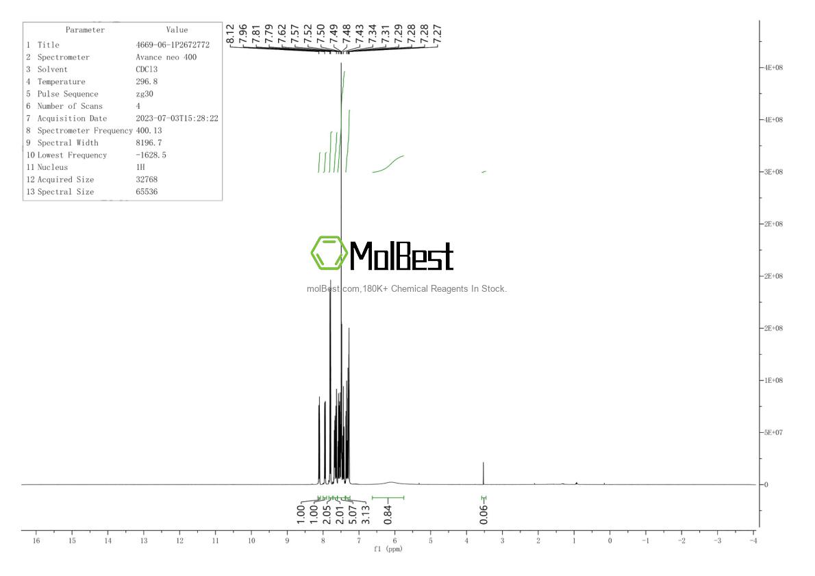 Espectro de teste de amostra física (NMR) de 4669-06-1