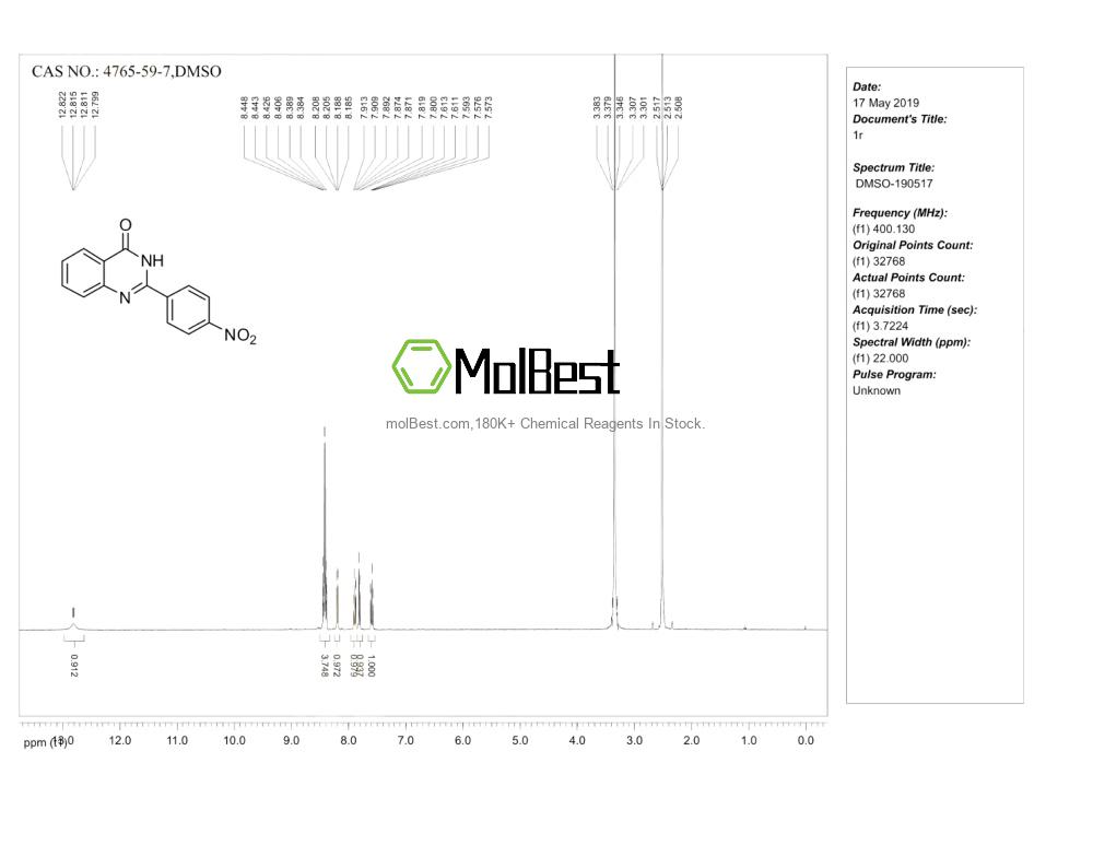 4765-59-7 fiziksel numune test spektrumu (NMR)