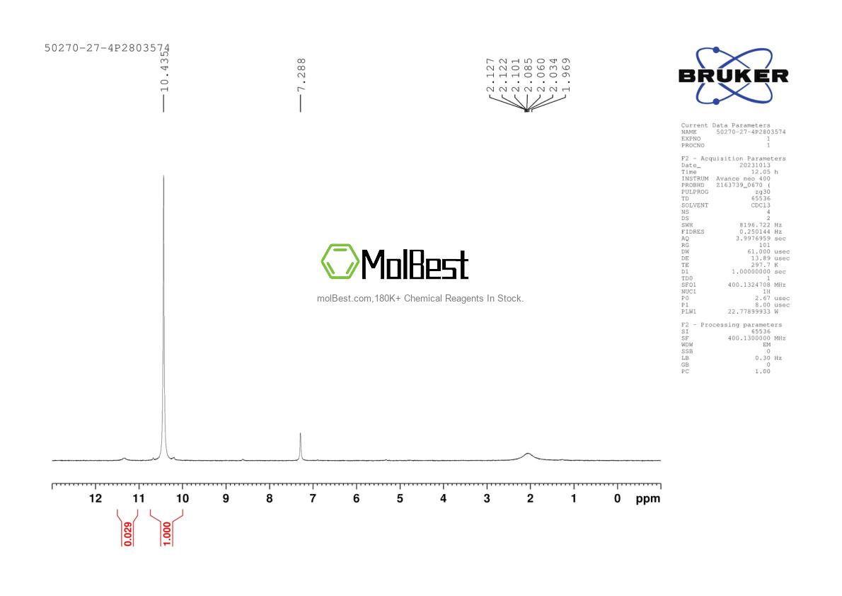 Physical sample testing spectrum (NMR) of 50270-27-4