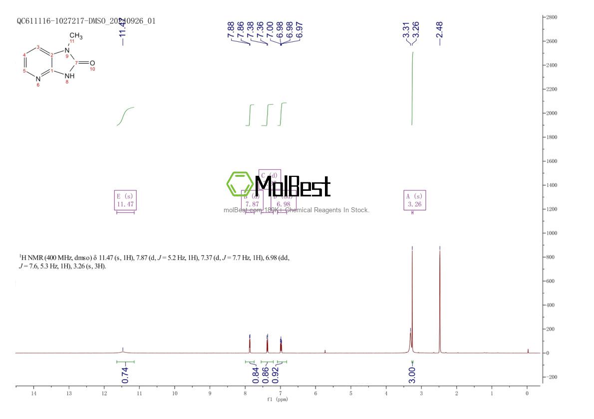 Physical sample testing spectrum (NMR) of 50339-06-5