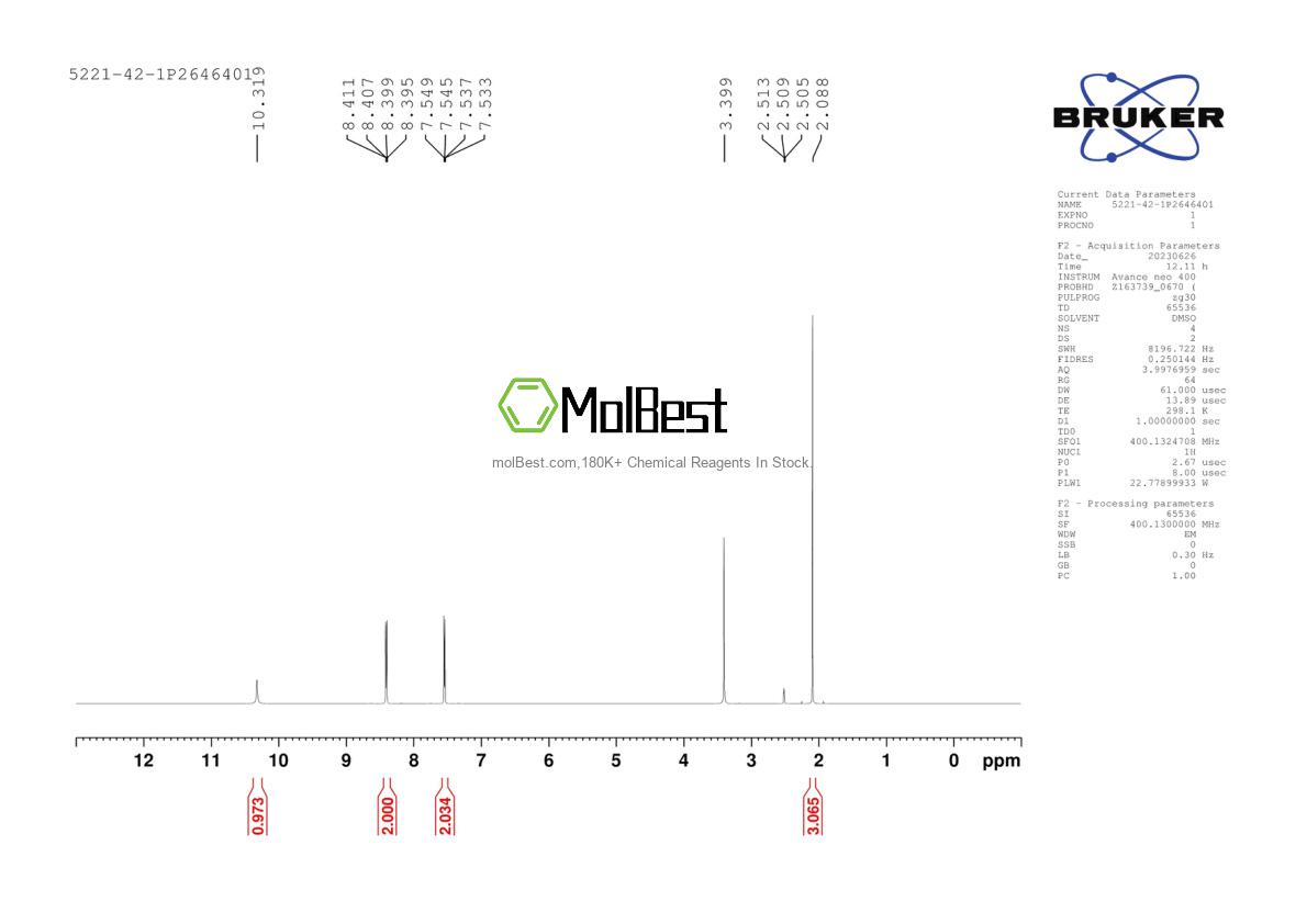 Physical sample testing spectrum (NMR) of 5221-42-1