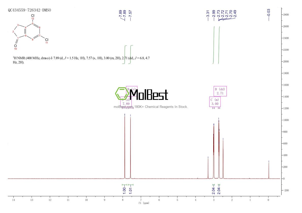 Physical sample testing spectrum (NMR) of 52397-81-6