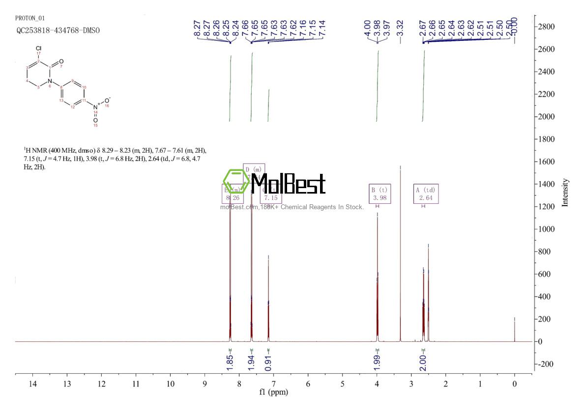 Spektrum pengujian sampel fisik (NMR) 536760-29-9