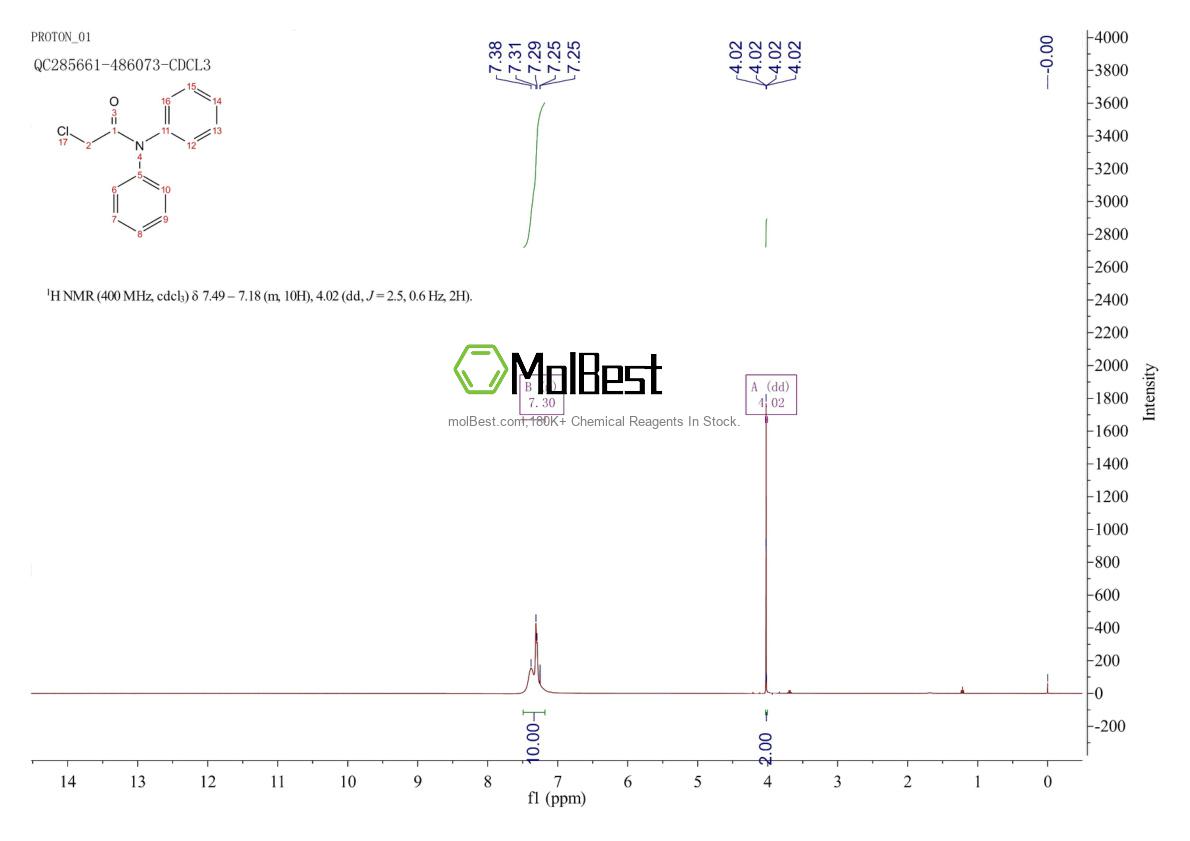 Espectro de teste de amostra física (NMR) de 5428-43-3