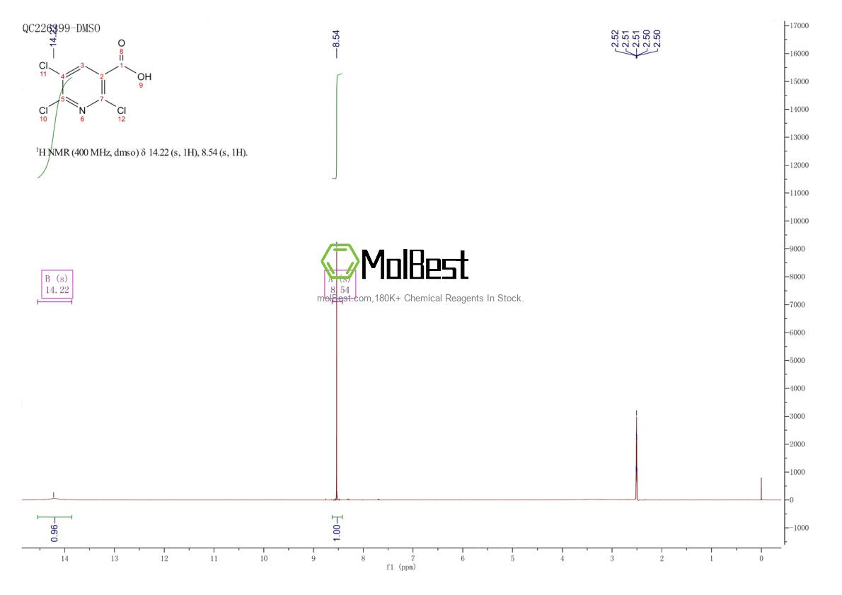 Physical sample testing spectrum (NMR) of 54718-39-7