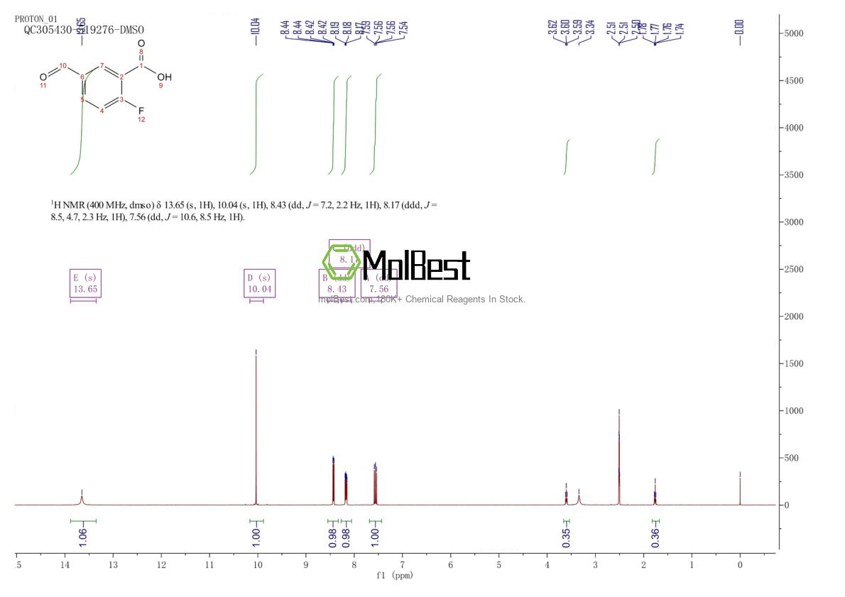 550363-85-4 fiziksel numune test spektrumu (NMR)