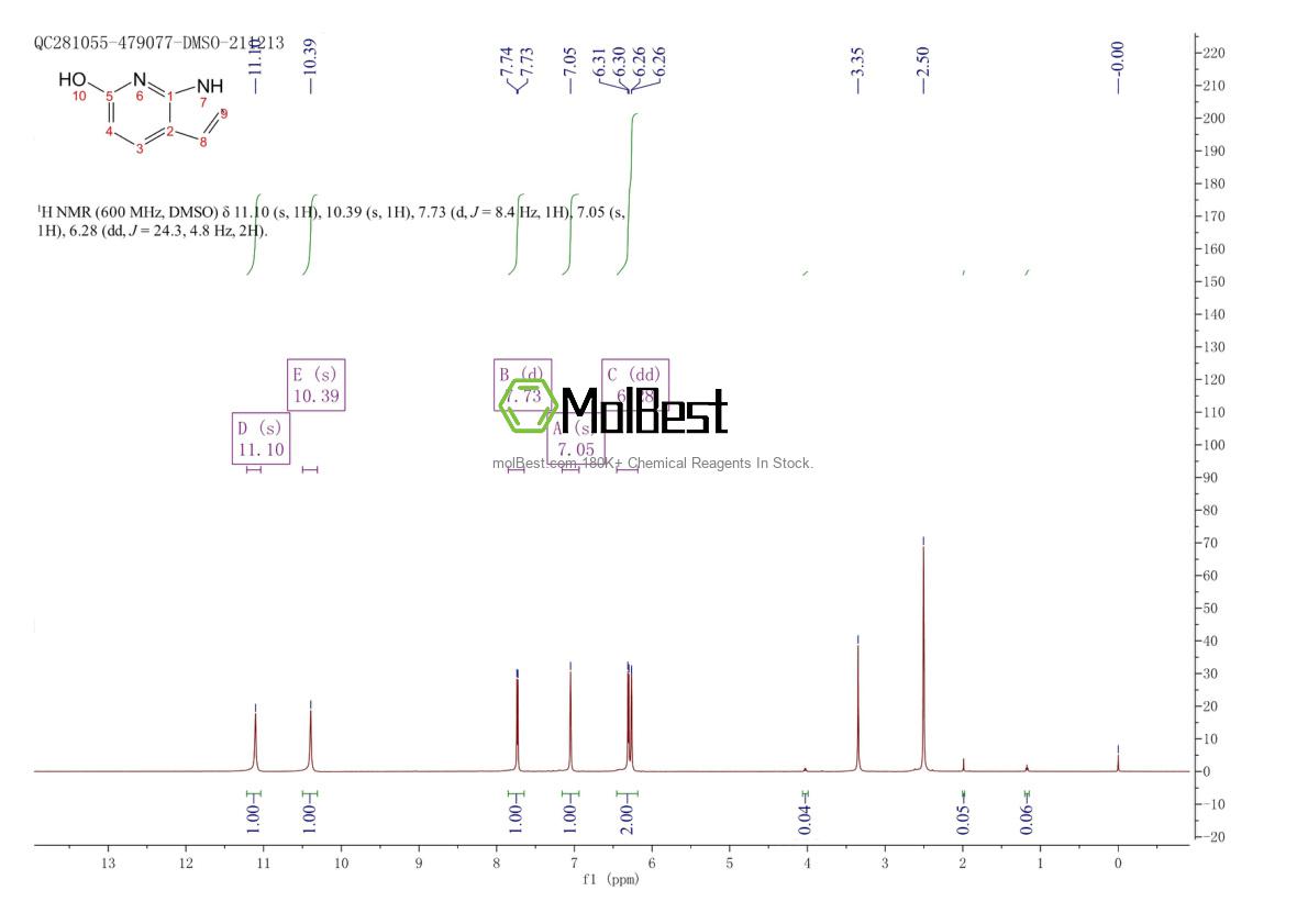 Physical sample testing spectrum (NMR) of 55052-26-1