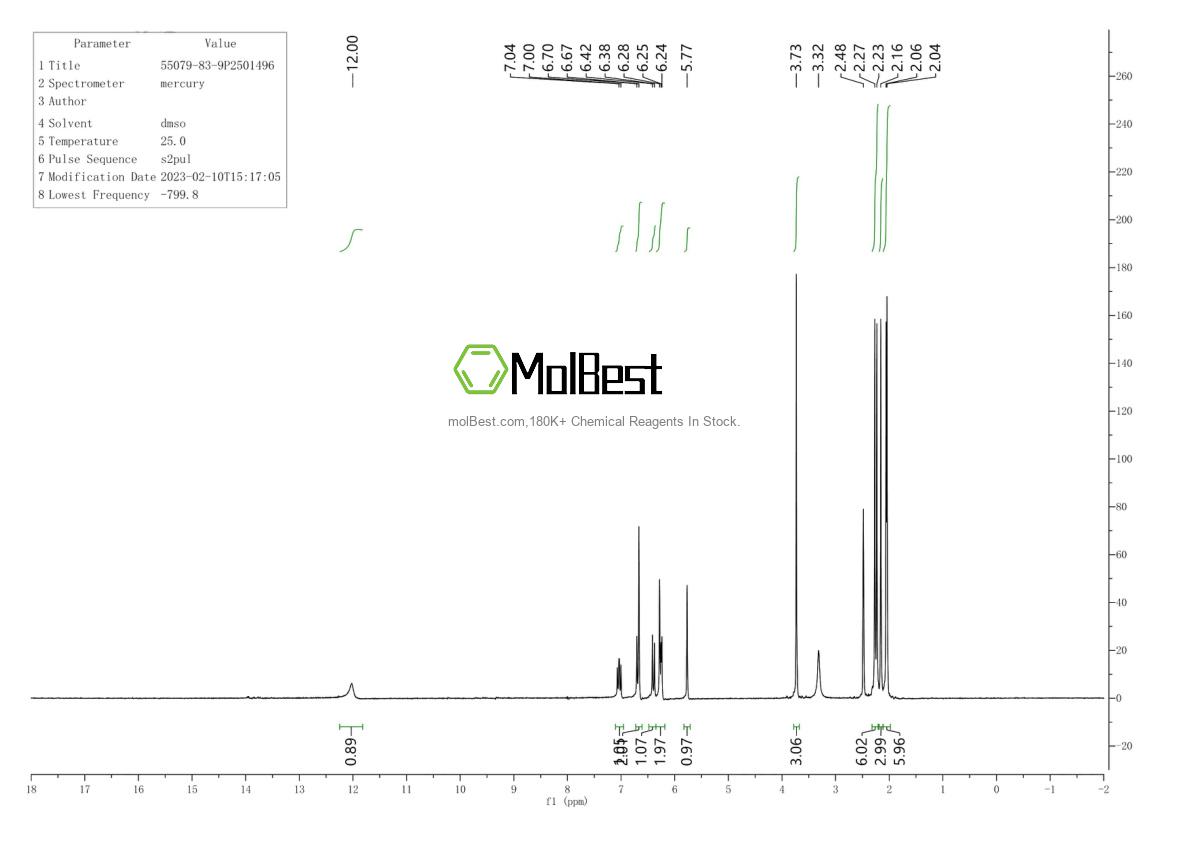 55079-83-9 fiziksel numune test spektrumu (NMR)