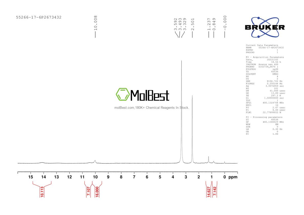 55266-17-6 fiziksel numune test spektrumu (NMR)