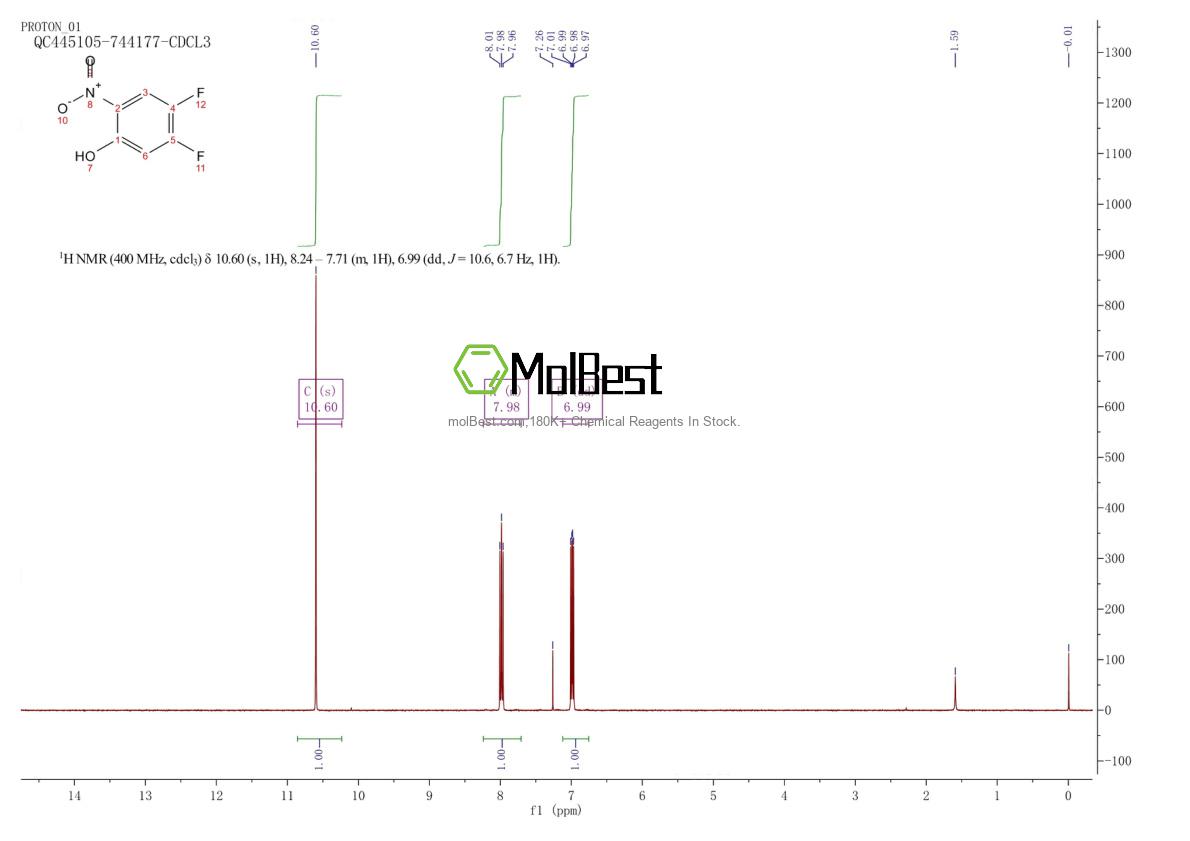 Spektrum pengujian sampel fisik (NMR) 55346-97-9