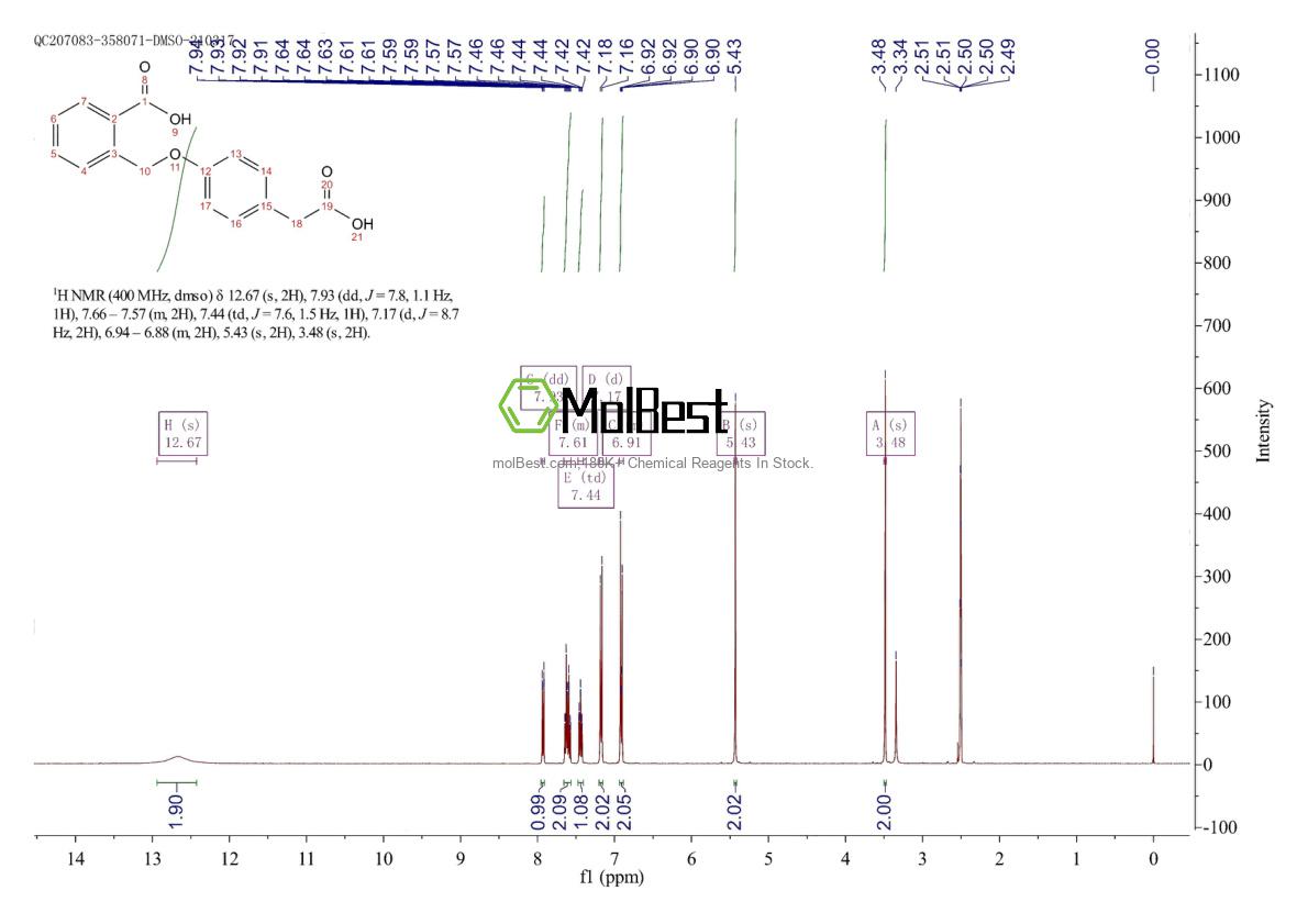 55453-89-9 fiziksel numune test spektrumu (NMR)