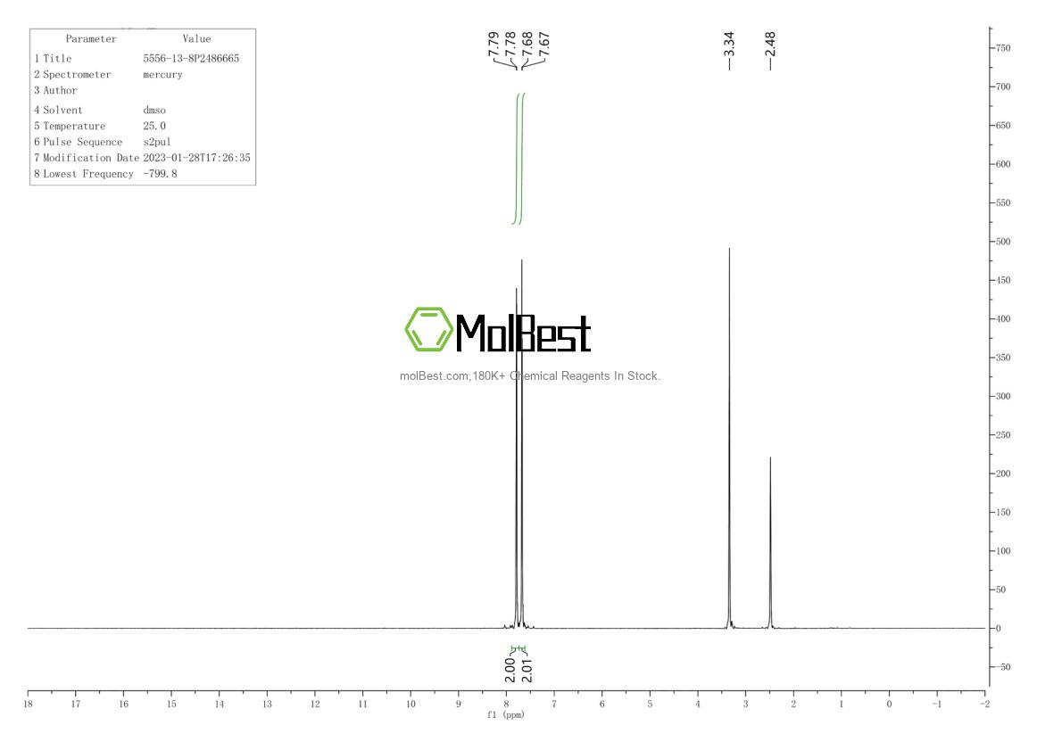 5556-13-8 fiziksel numune test spektrumu (NMR)