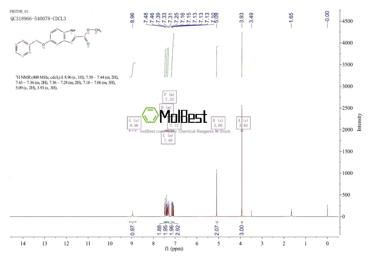 Physical sample testing spectrum (NMR) of 55581-41-4