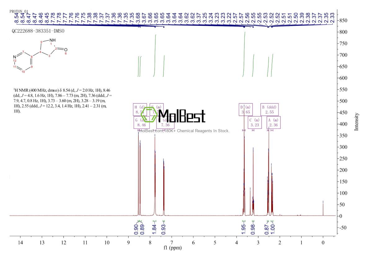 Physical sample testing spectrum (NMR) of 55656-99-0