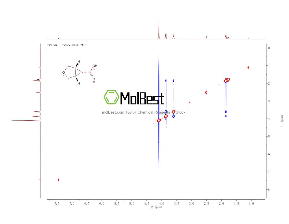 Physical sample testing spectrum (NMR) of 55685-58-0