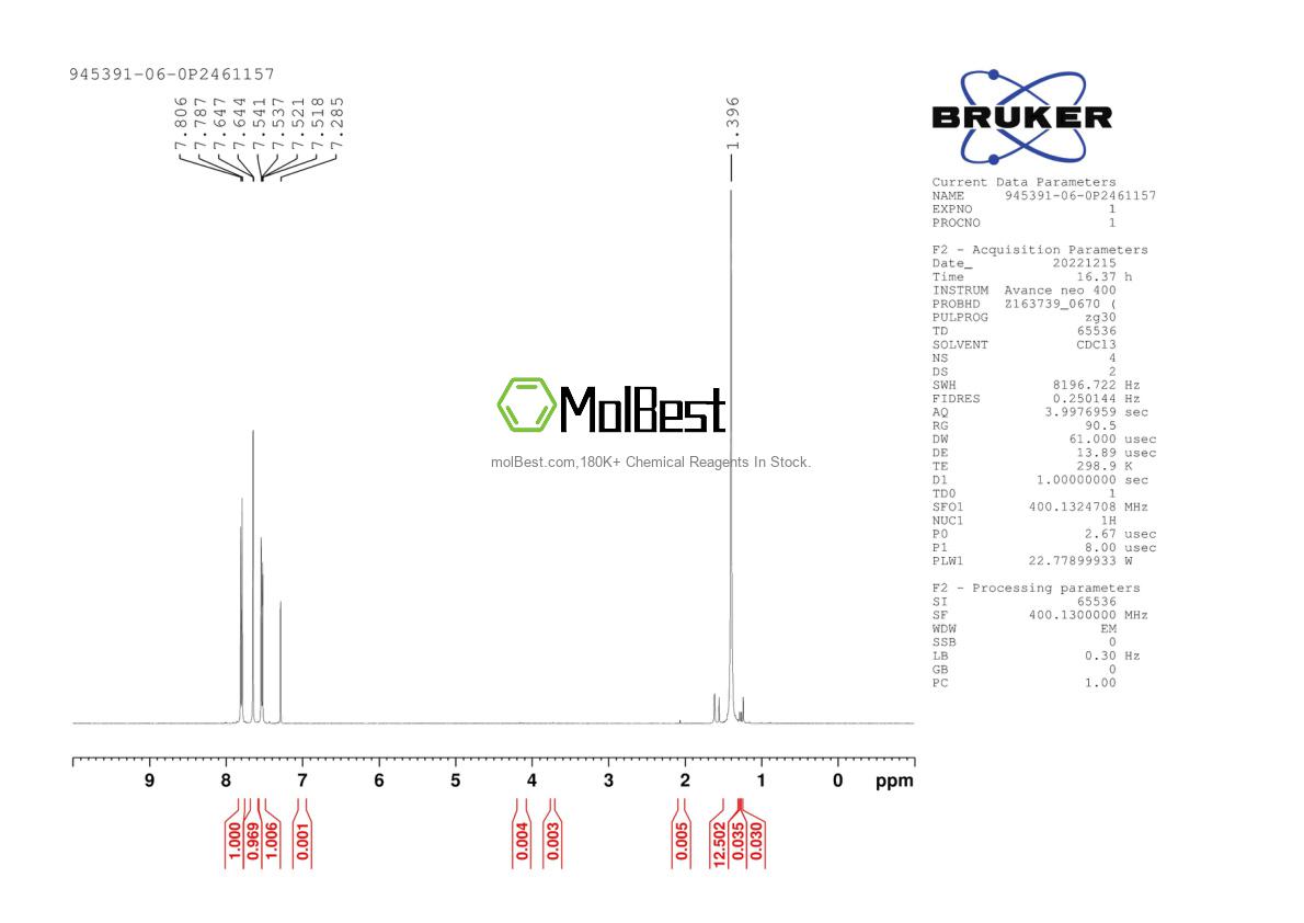 Spektrum pengujian sampel fisik (NMR) 56131-46-5