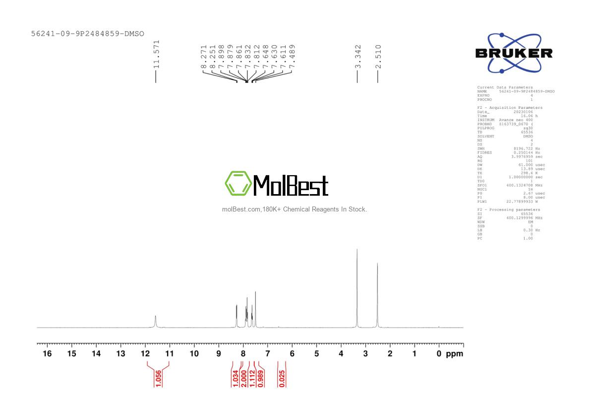 56241-09-9 fiziksel numune test spektrumu (NMR)