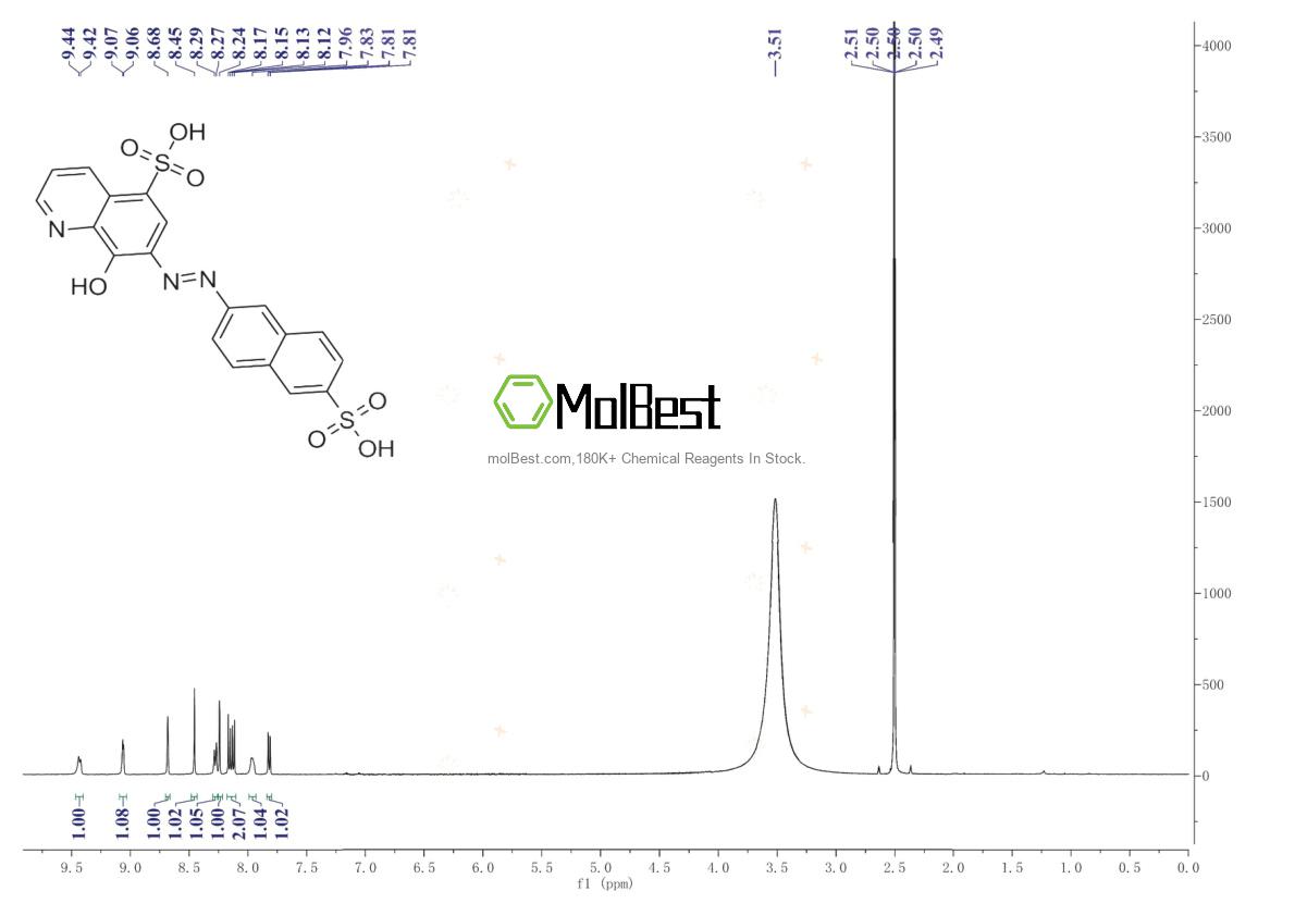Physical sample testing spectrum (NMR) of 56990-57-9