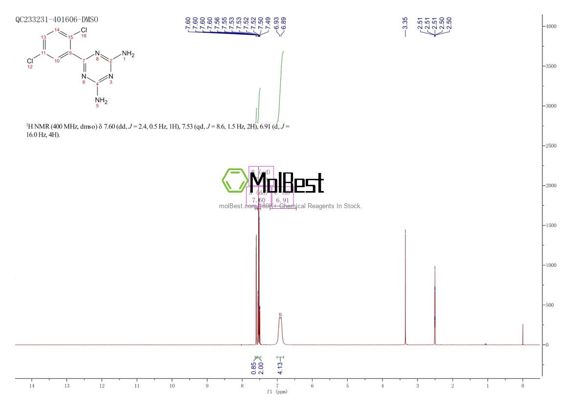 57381-26-7 fiziksel numune test spektrumu (NMR)
