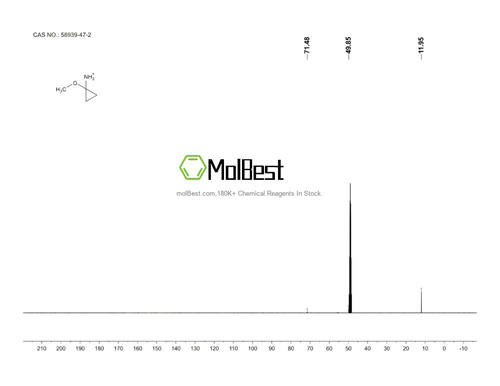Physical sample testing spectrum (NMR) of 58939-47-2