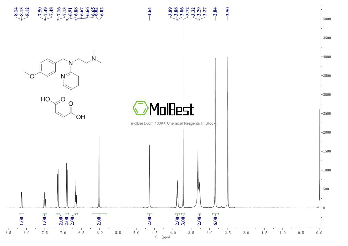59-33-6 fiziksel numune test spektrumu (NMR)