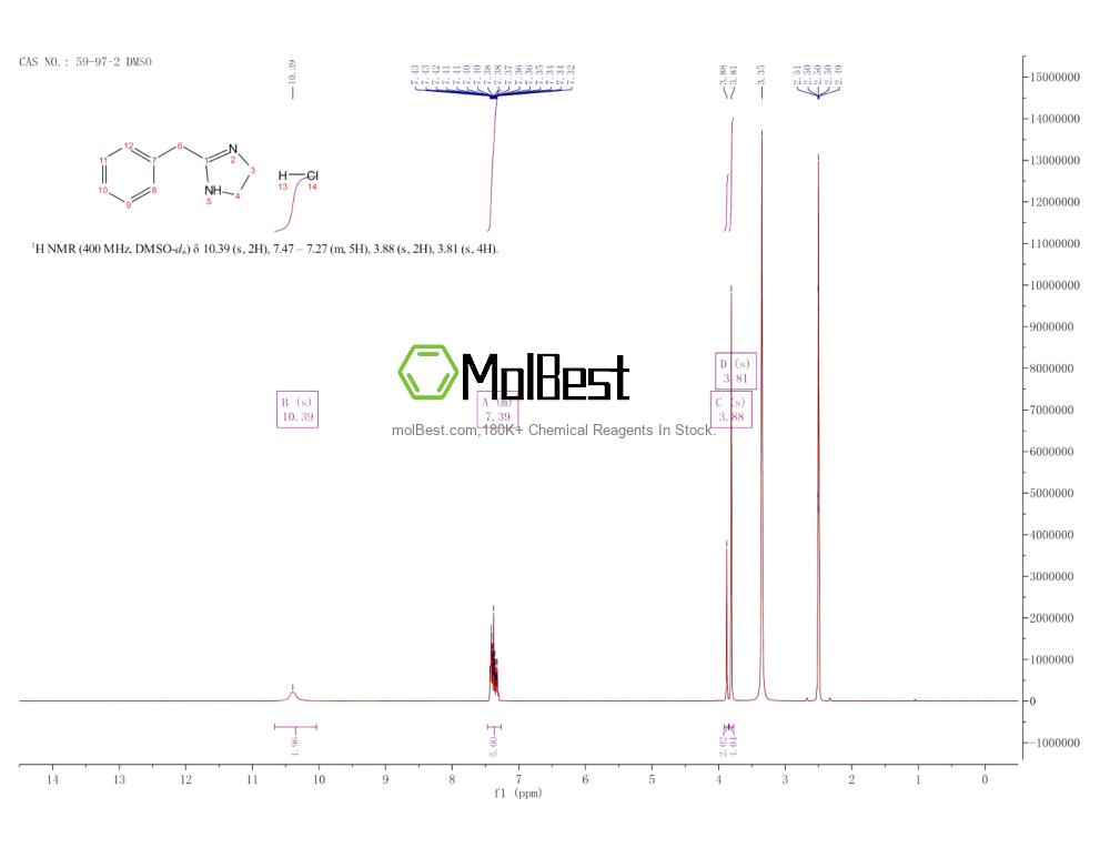 59-97-2 fiziksel numune test spektrumu (NMR)