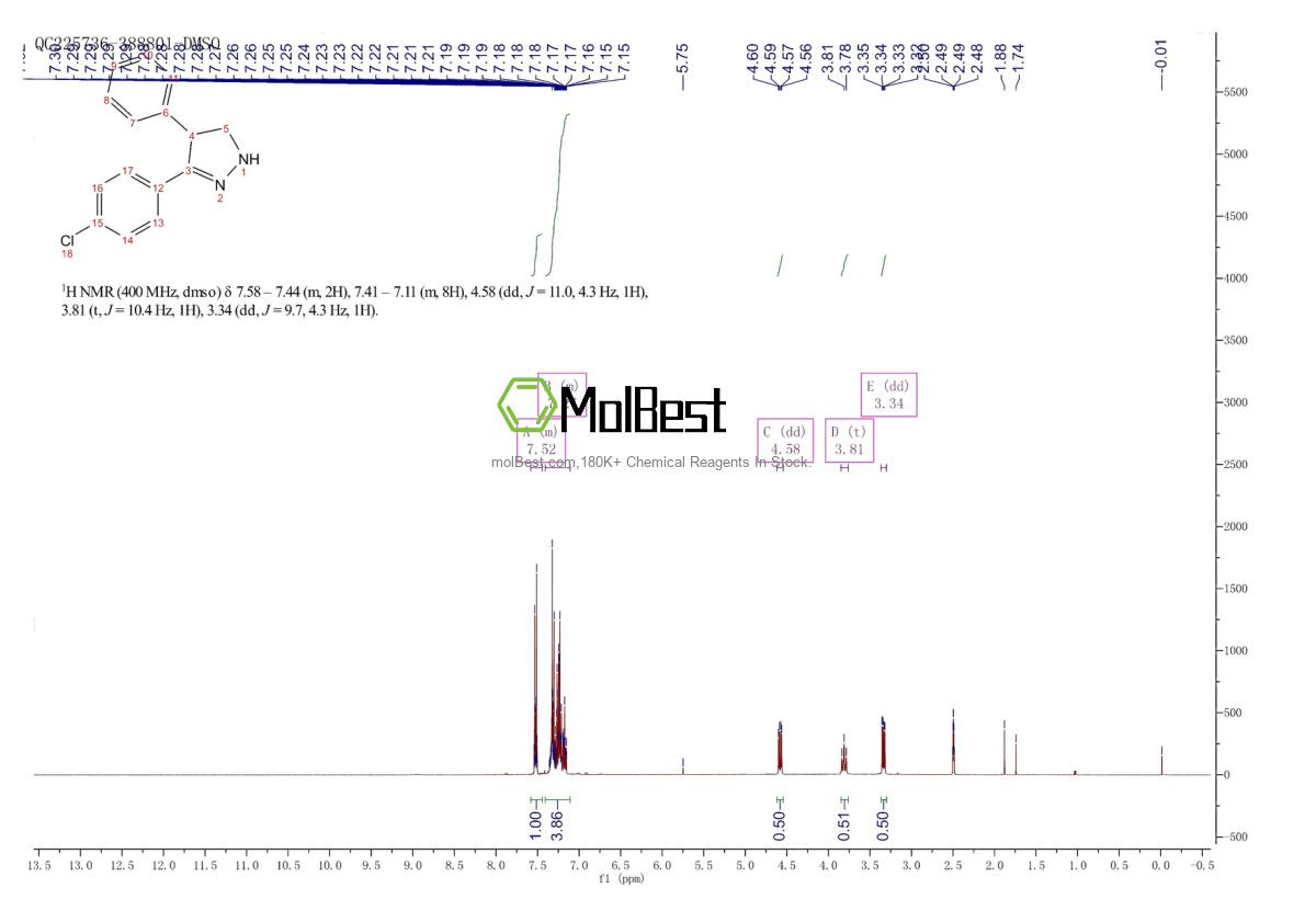 Physical sample testing spectrum (NMR) of 59074-26-9