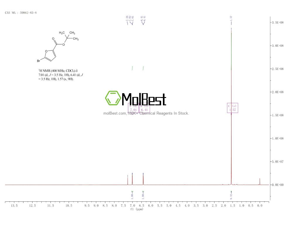 Physical sample testing spectrum (NMR) of 59862-83-8