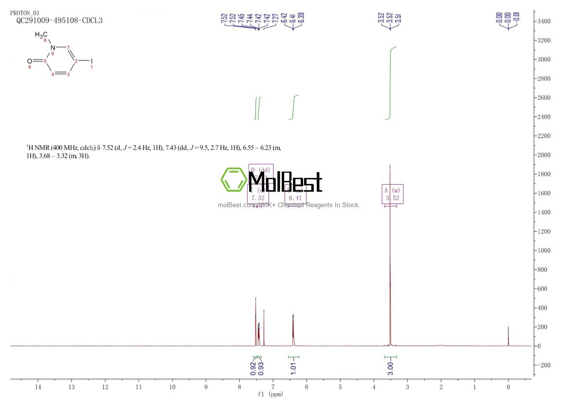 Spektrum pengujian sampel fisik (NMR) 60154-05-4
