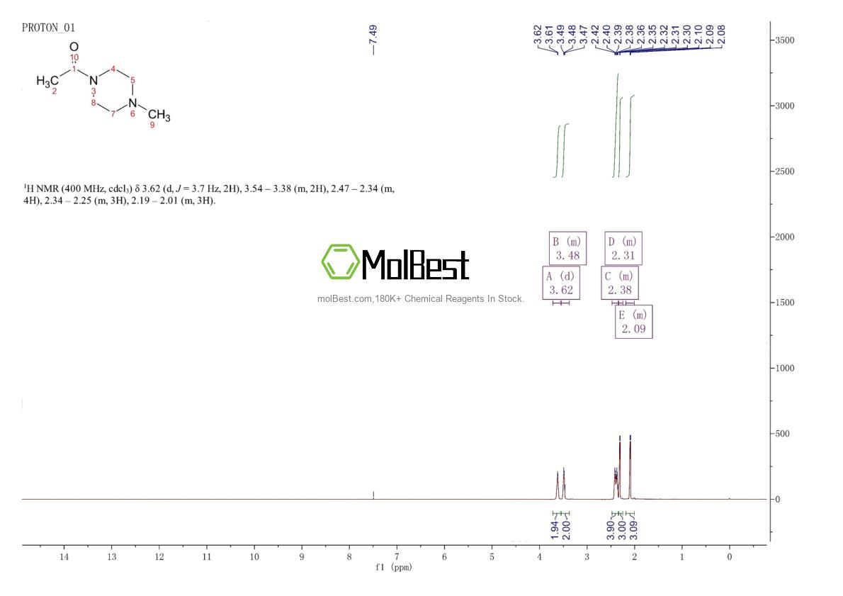Spektrum pengujian sampel fisik (NMR) 60787-05-5