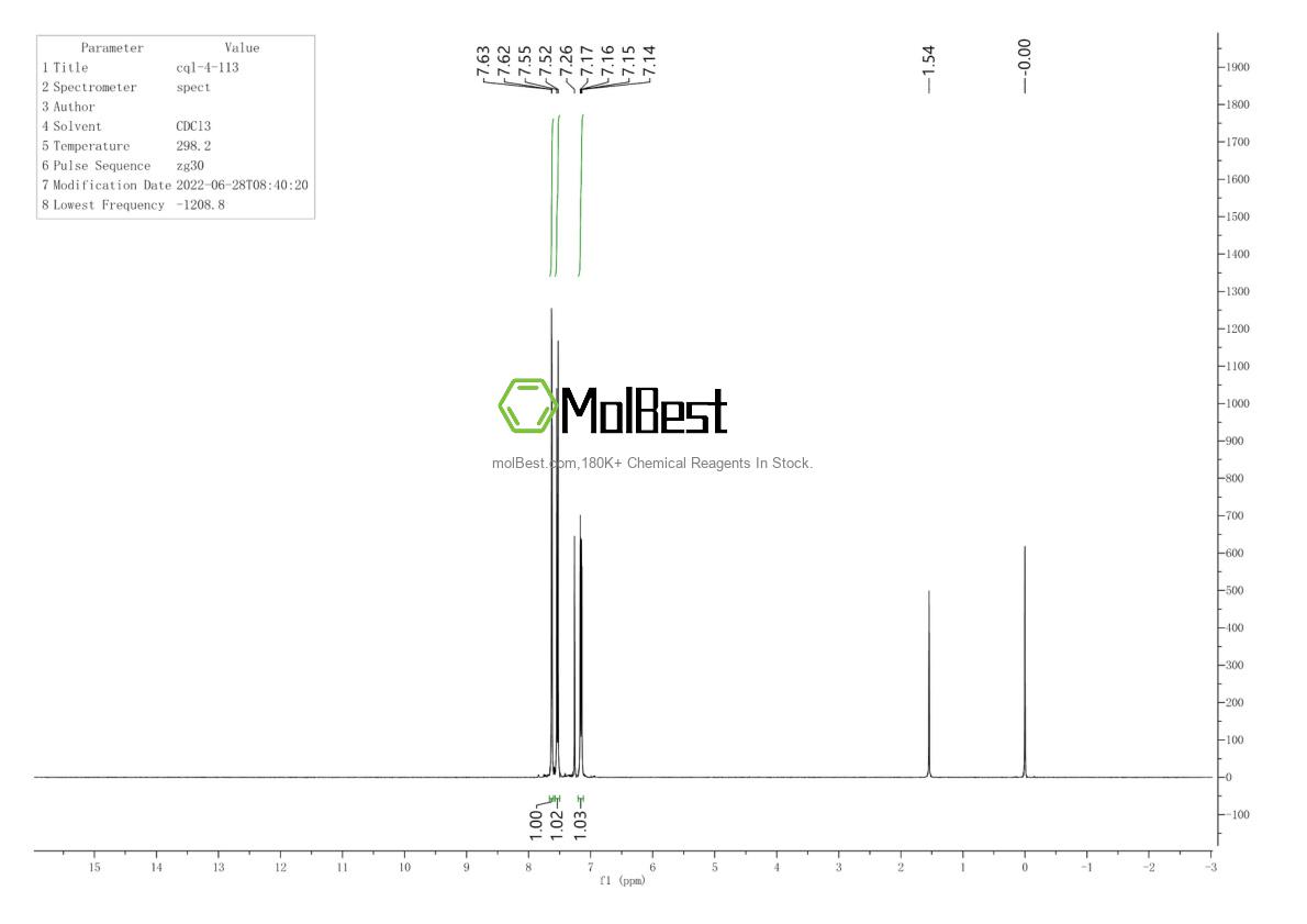 Spektrum pengujian sampel fisik (NMR) 60956-24-3