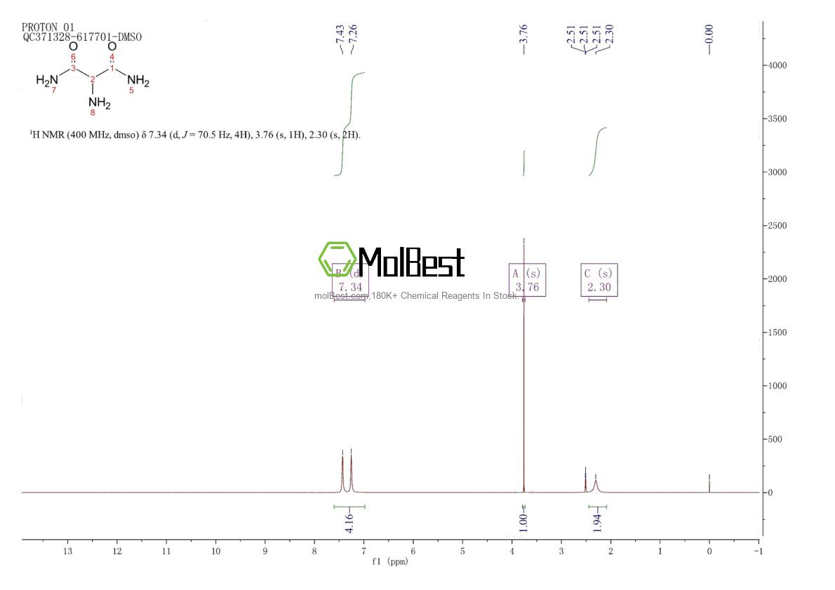 Physical sample testing spectrum (NMR) of 62009-47-6