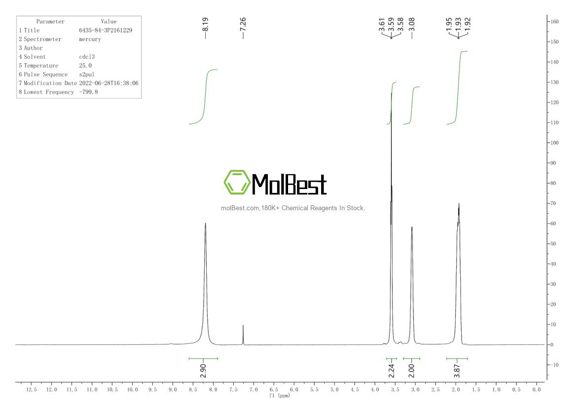 Physical sample testing spectrum (NMR) of 6435-84-3