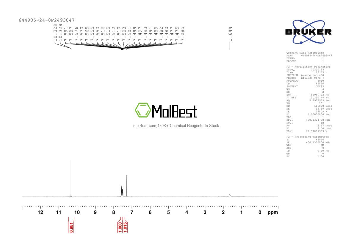 644985-24-0 fiziksel numune test spektrumu (NMR)